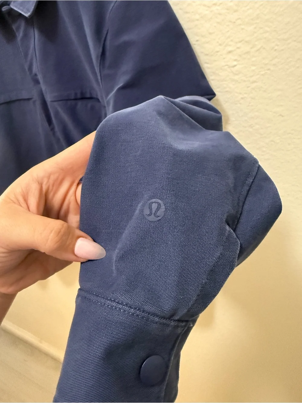Lululemon City Excursion Jacket Men’s XL Navy Technical Stretch Trucker Jacket